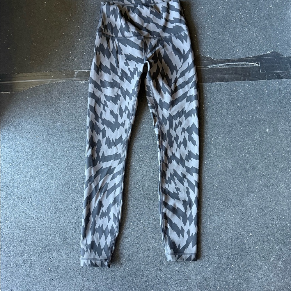 Gray Patterned Leggings lululemon